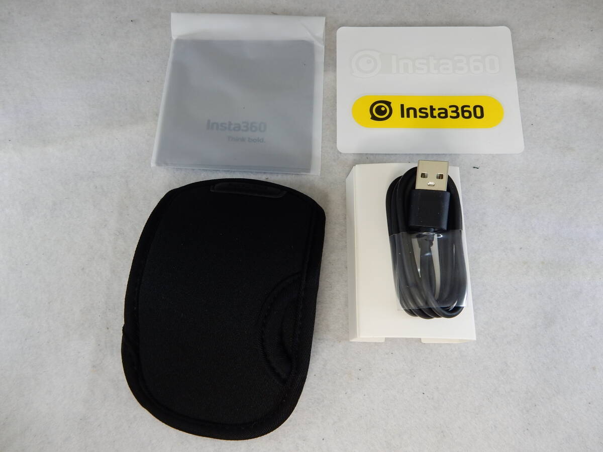 【73391】insta360 X3 純正 収納ケース/USBコード/クリーンウエス/シール拍卖