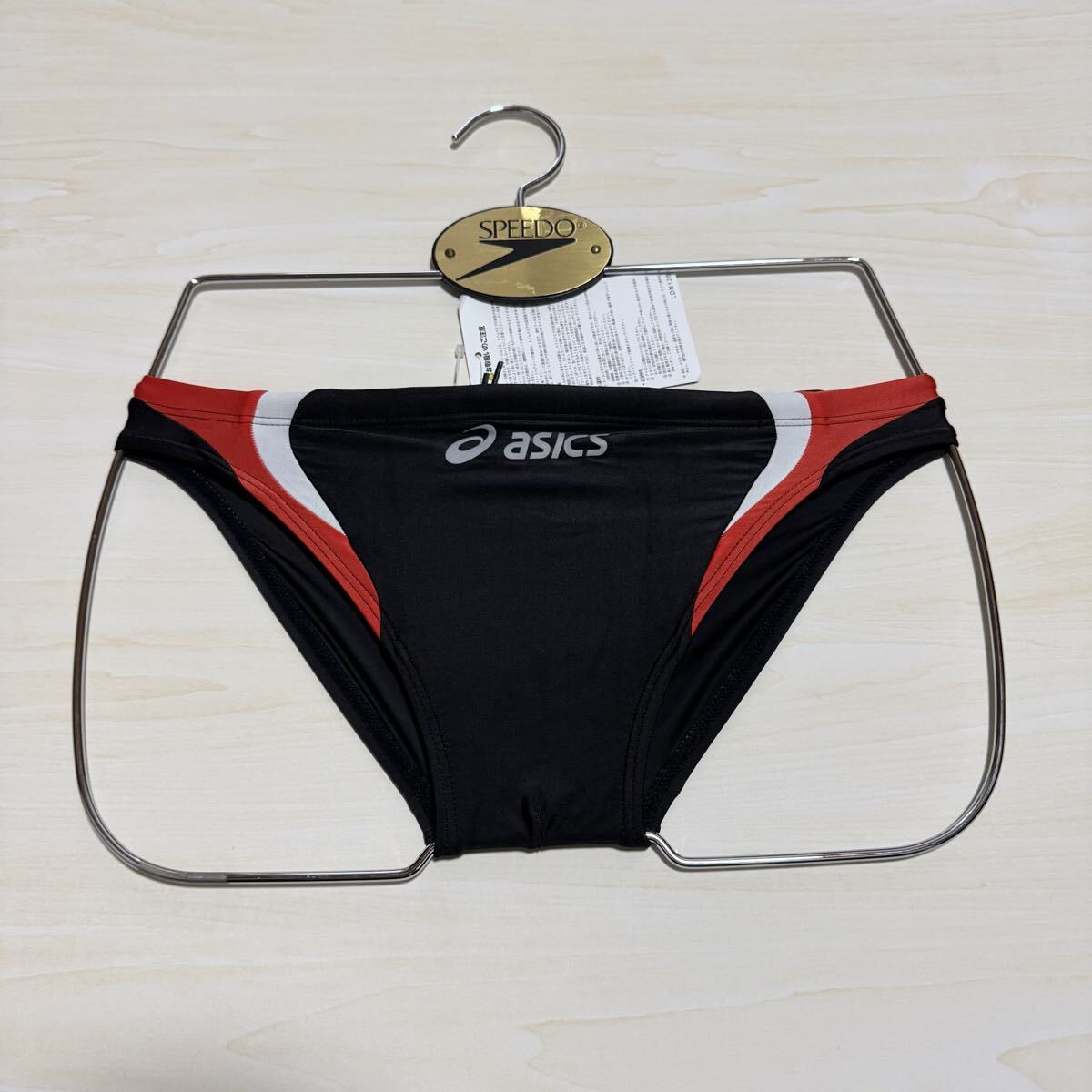 未使用 ハイドロCD ブラック asics アシックス 競パン Sサイズ メンズ 競泳 水着 Vパン 薄地 競泳水着拍卖