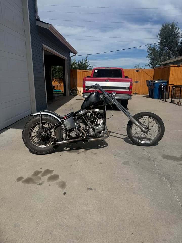 1959年式 パンヘッド 国内未登録 エンジン べリナンバー マッチング 1957年製ストレートレッグ フレーム拍卖