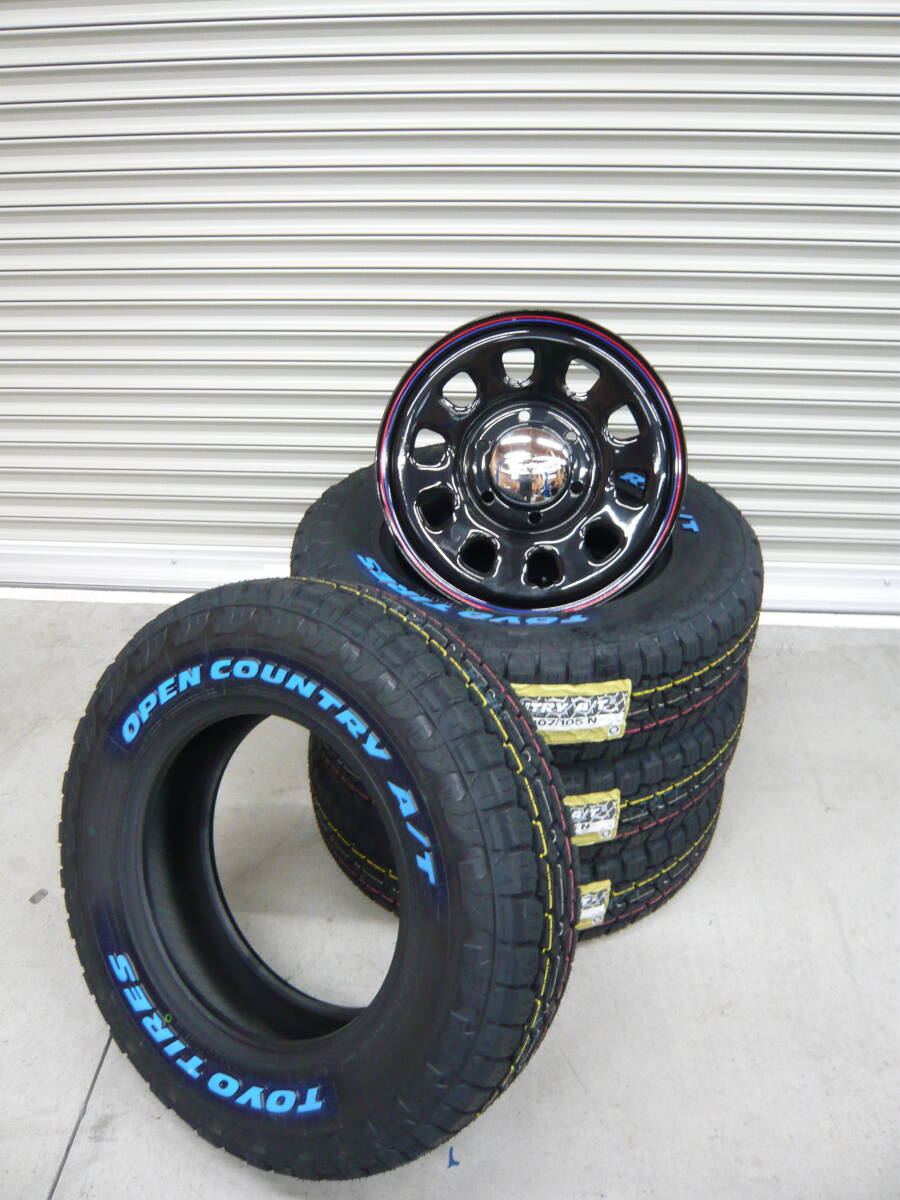 新品☆TOYOオープンカントリーA/TⅢ☆195/80R15LT☆ホワイトレター☆ゴツゴツタイヤ☆カスタムバン・キャラバン・NV350キャラバン拍卖