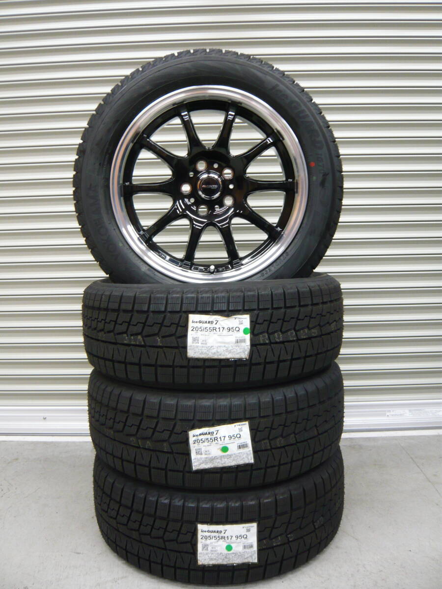 ヨコハマアイスガードiG70☆205/55R17☆新品4本スタッドレスセット☆90ノア・90VOXY・ヤリスクロス拍卖