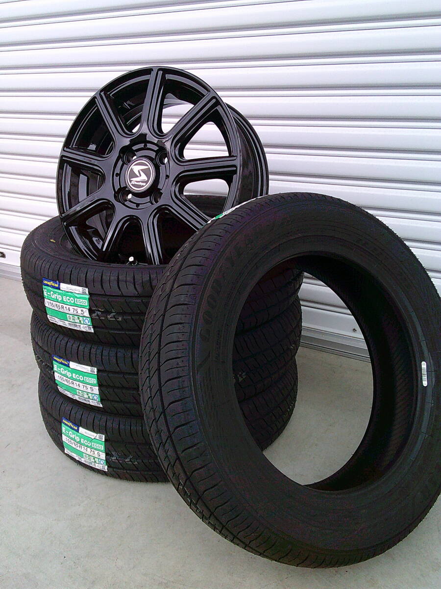 グッドイヤー☆EG02☆155/65R14☆新品セット☆N-BOX・スペーシア・タント・ワゴンR・アルト・ムーブ・ekカスタム・デリカミニ拍卖