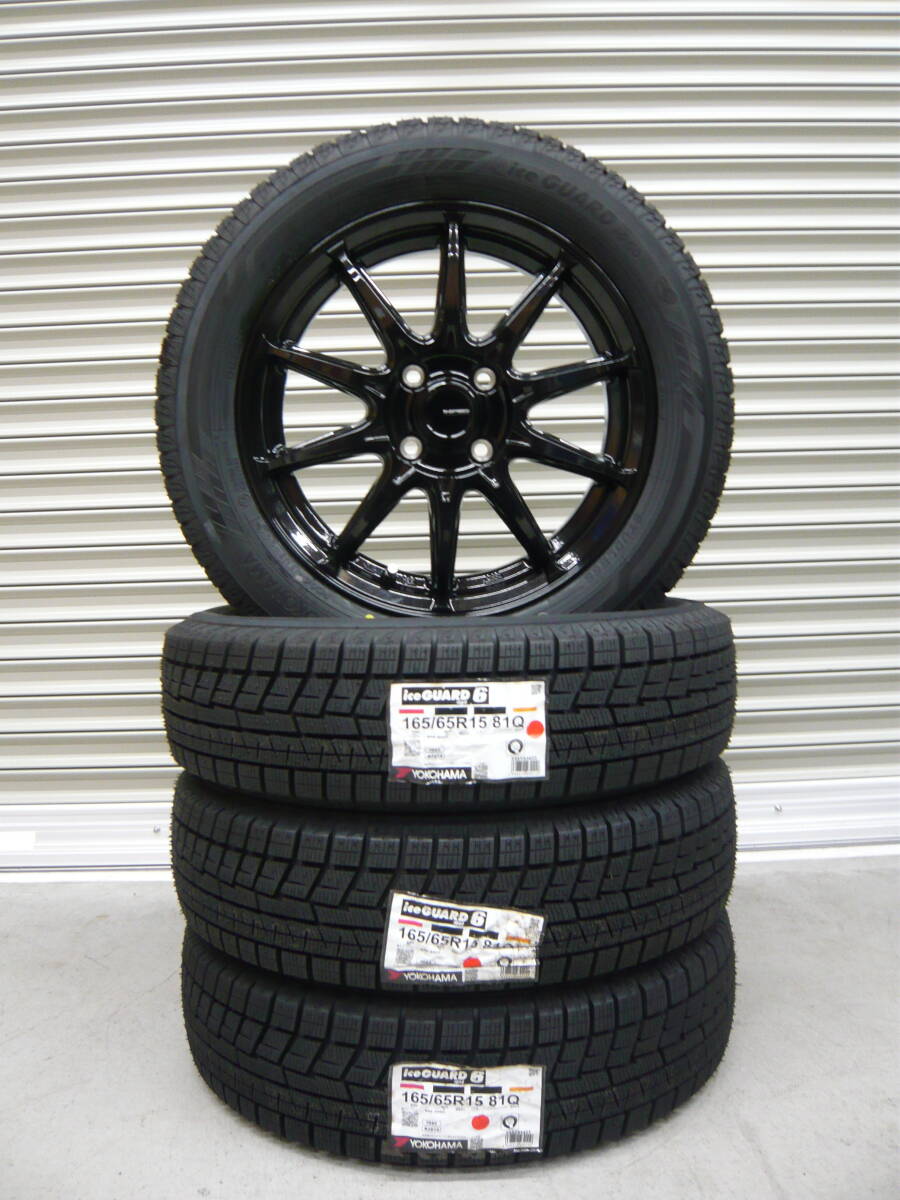 ヨコハマアイスガードIG60☆165/65R15☆新品スタッドレスセット☆ソリオ・ソリオバンディット・タフト・デリカD2拍卖