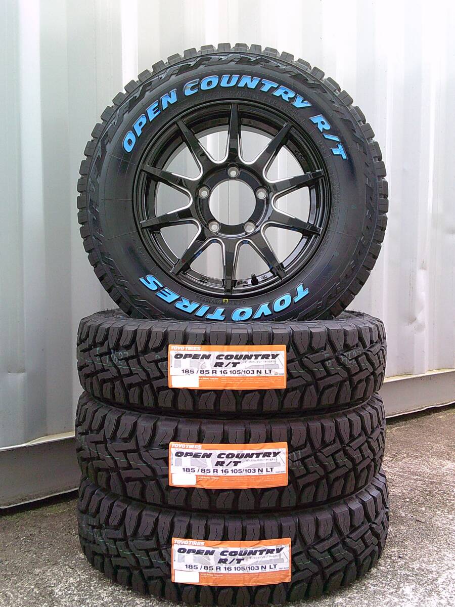 TOYOオープンカントリーR/T☆185/85R16☆ホワイトレター・ゴツゴツタイヤ☆ジムニー・JA11・JA12・JB23・JB64拍卖