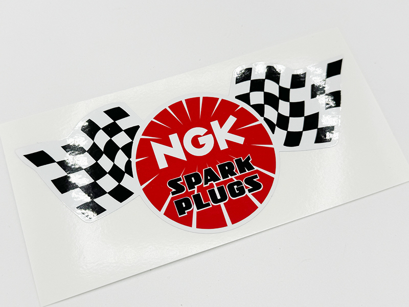 NGK フラッグ ステッカー 大 / レプリカ 昭和 当時 暴走族 Z1 Z2 昭和依存症拍卖