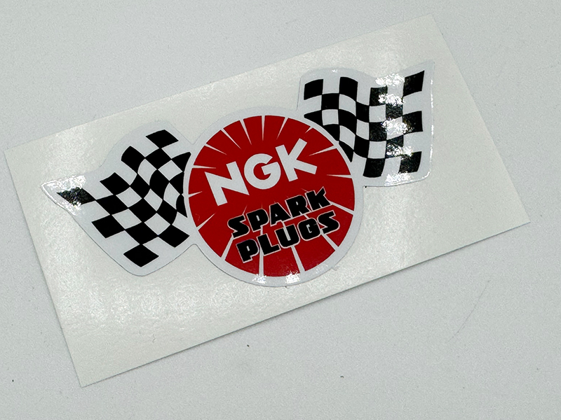 NGK フラッグ ステッカー 小 / レプリカ 昭和 当時 暴走族 Z1 Z2 昭和依存症拍卖