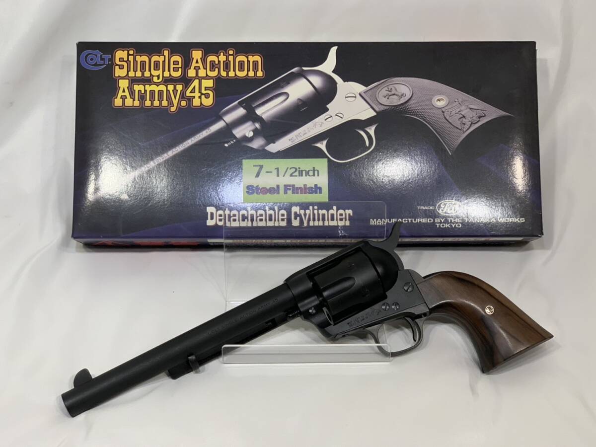 ★ローズウッドカスタムグリップ★タナカワークス コルト シングルアクションアーミー45 デタッチャブルシリンダー SAAリボルバー ココボロ拍卖