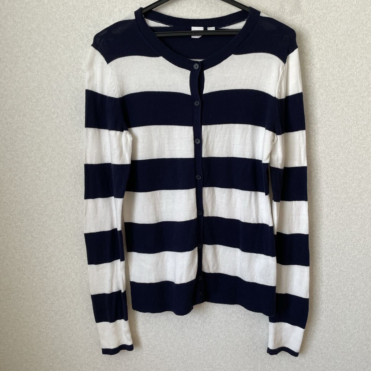 GAP ギャップ ボーダー カーディガン S拍卖
