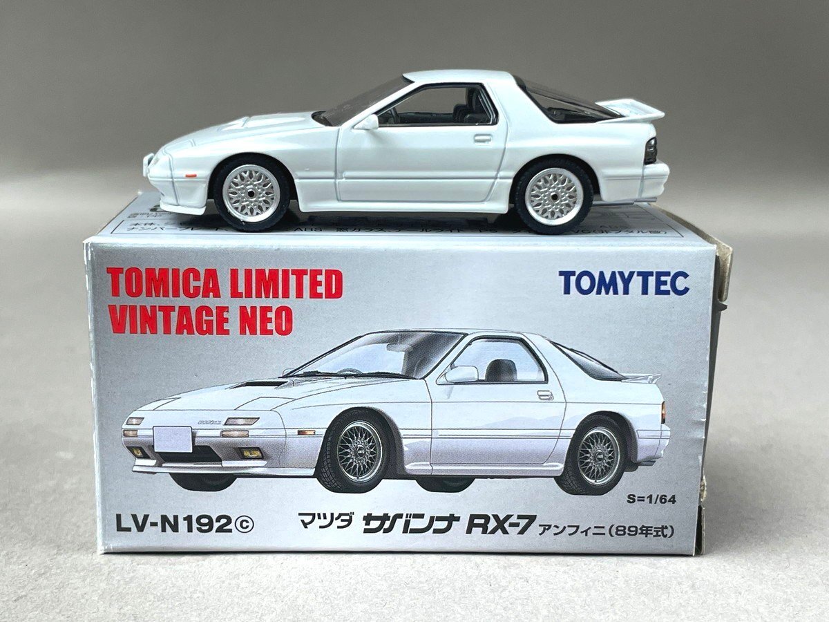 トミカ リミテッドヴィンテージNEO 1/64 Mazda マツダ Savanna サバンナ RX-7 アンフィニ 89年式 ホワイト LV-N192c拍卖
