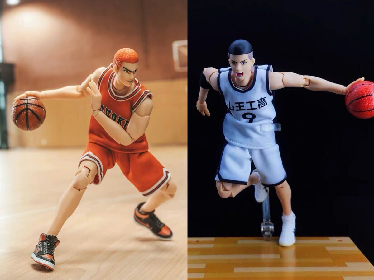 【即納】限定版 2体セット スラムダンク 1/10 可動フィギュア 桜木花道 沢北栄治 9号 10号 SLAMDUNK ACTION FIGURE 非s.h.figuarts figma拍卖
