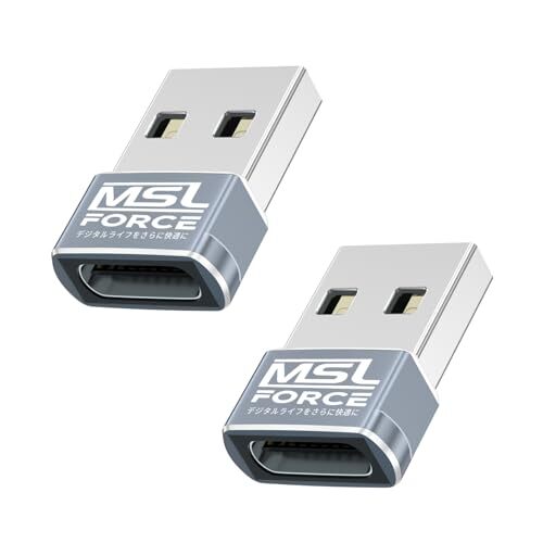 USB-A(オス) to USB-C(メス)480Mbps2個 安心の日本企業 MSL FORCE タイプC USB 変換アダプタ拍卖