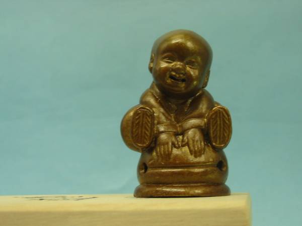 ◇25◇ 国産品 銅製品 蝋型 文鎮 【 遊心 】 桐箱入 新品未使用 新品未使用【信頼のヤフオク!実績25年】☆拍卖