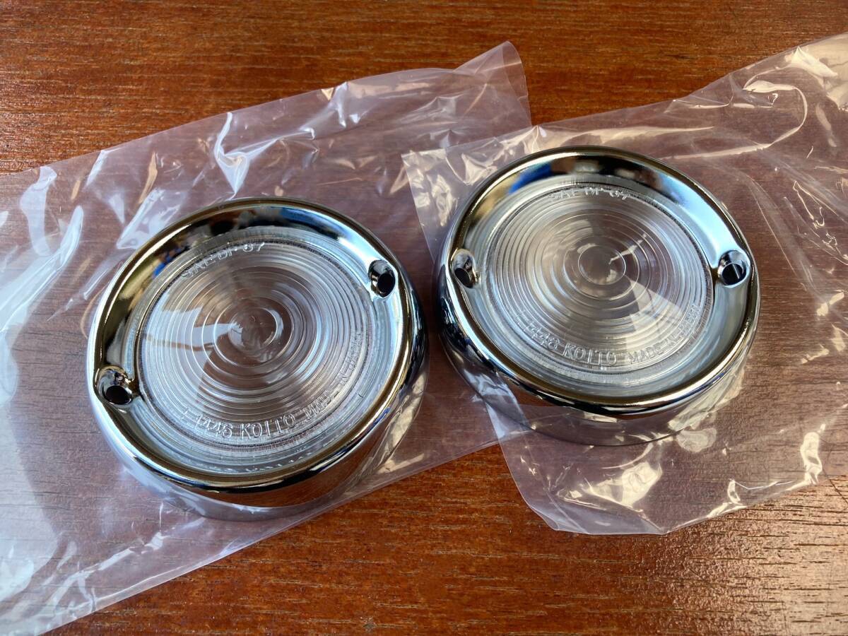 日産純正部品 フェアレディ SR311 SP311 SRL311 フロントウィンカーレンズ クリアレンズ マーカー ポジション ダットサン SUキャブ Datsun拍卖