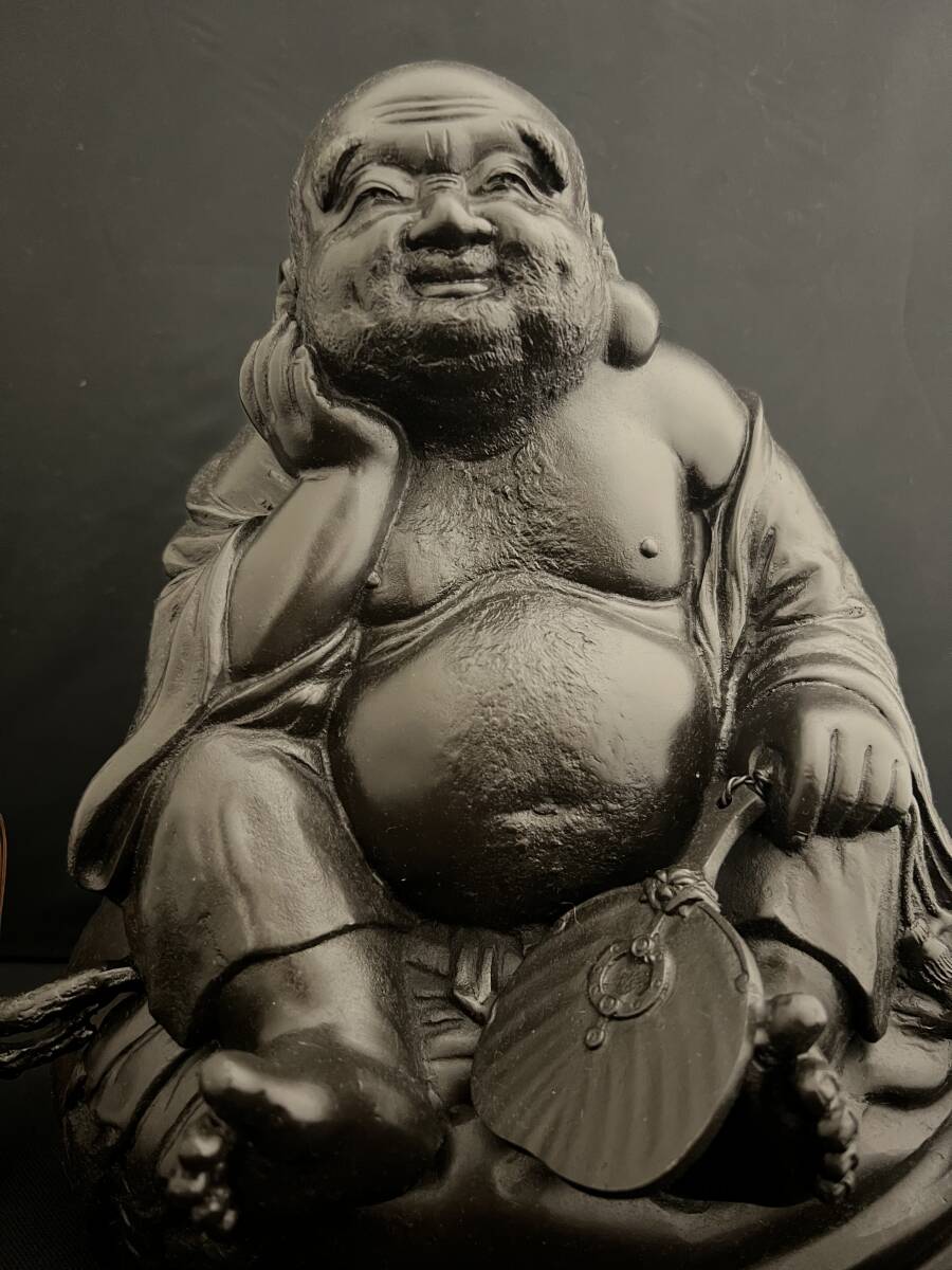 布袋 七福神 ブロンズ 銅製 彫刻 仏像 神像 置物 風水 開運 金運 骨董 インテリア アンティーク拍卖
