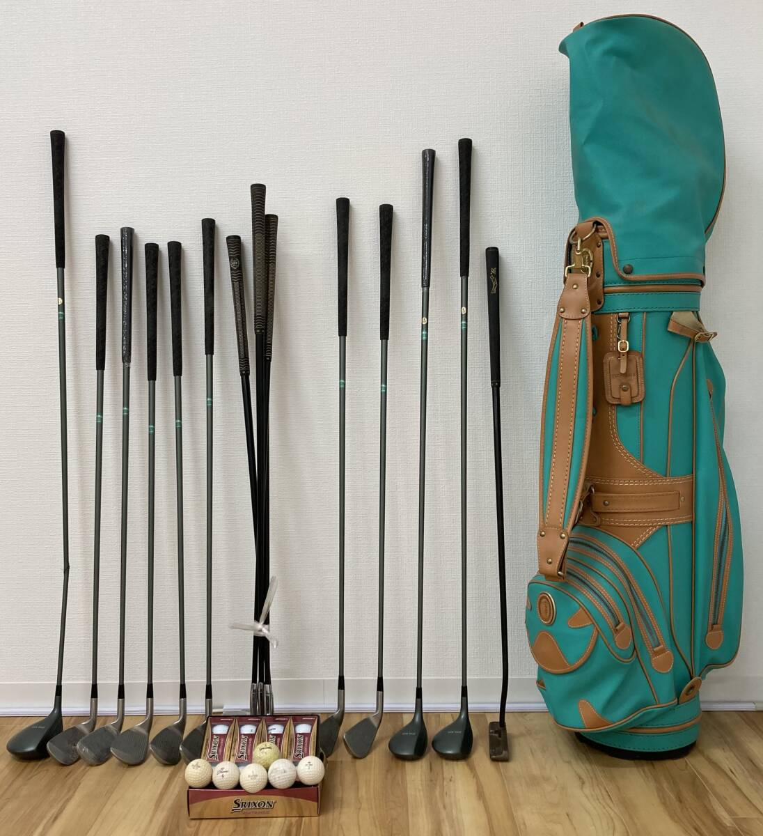#8322 ☆中古ゴルフクラブセット☆ DAIWA等 混成 15本組 1本折れ有 ゴルフボール付拍卖