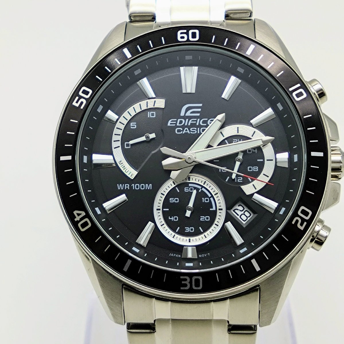1607♪ CASIO カシオ EDIFICE エディフィス EFR-552D-1A 腕時計 クオーツ アナログ クロノグラフ 100m防水 メンズ【0924】拍卖