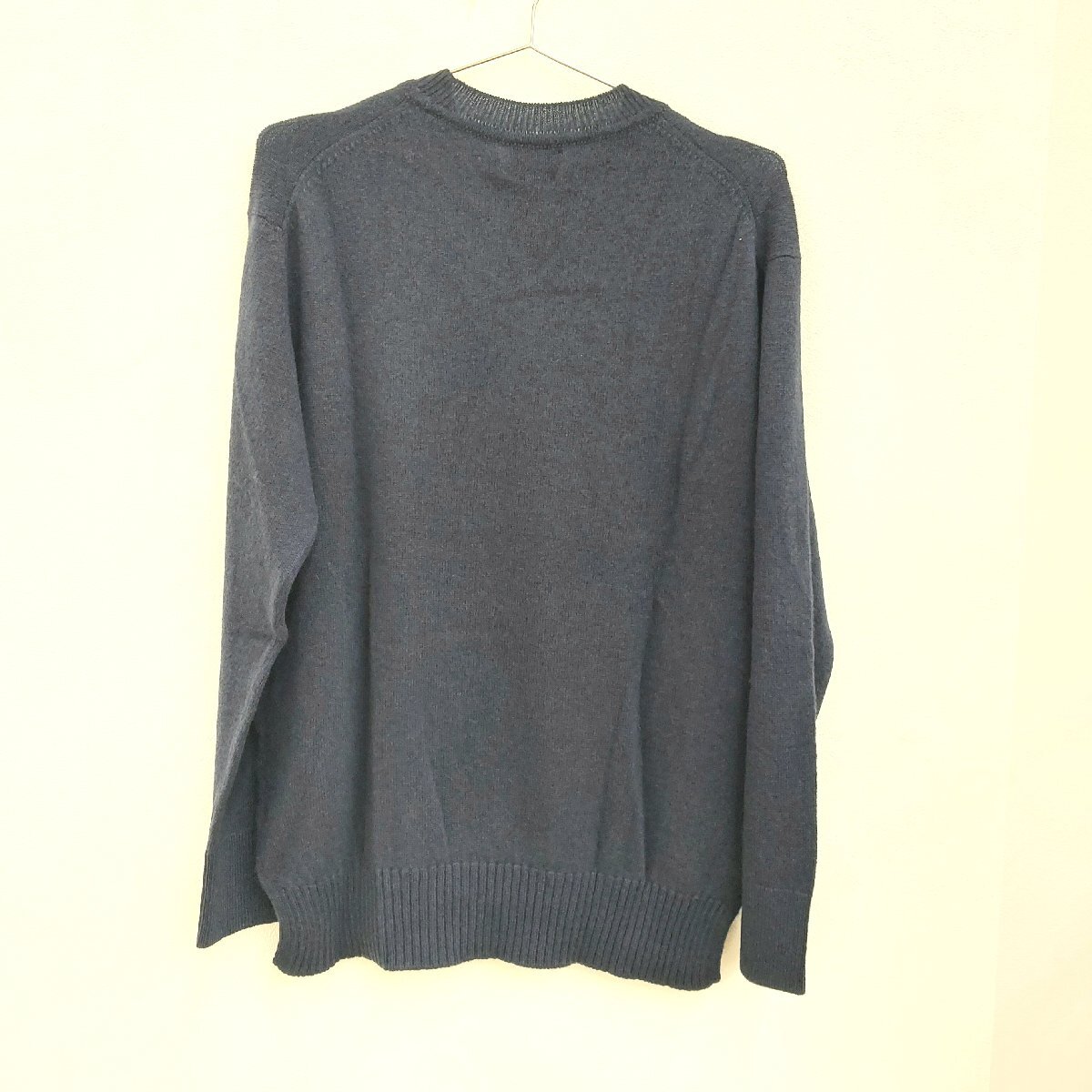 1671◎ジョンストンズ 公式 カシミヤセーター KAA04922 CASHMERE GAUZY WOMENS ROUND NECK SWEATER WITH STEPPED HEM ネイビー S【0409】拍卖