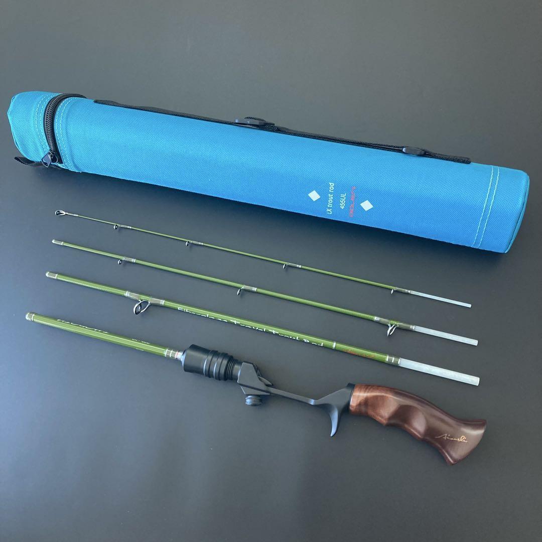 トラウトロッド ウッドガングリップ グラスロッド 1.45m 天然ウッドグリップ拍卖