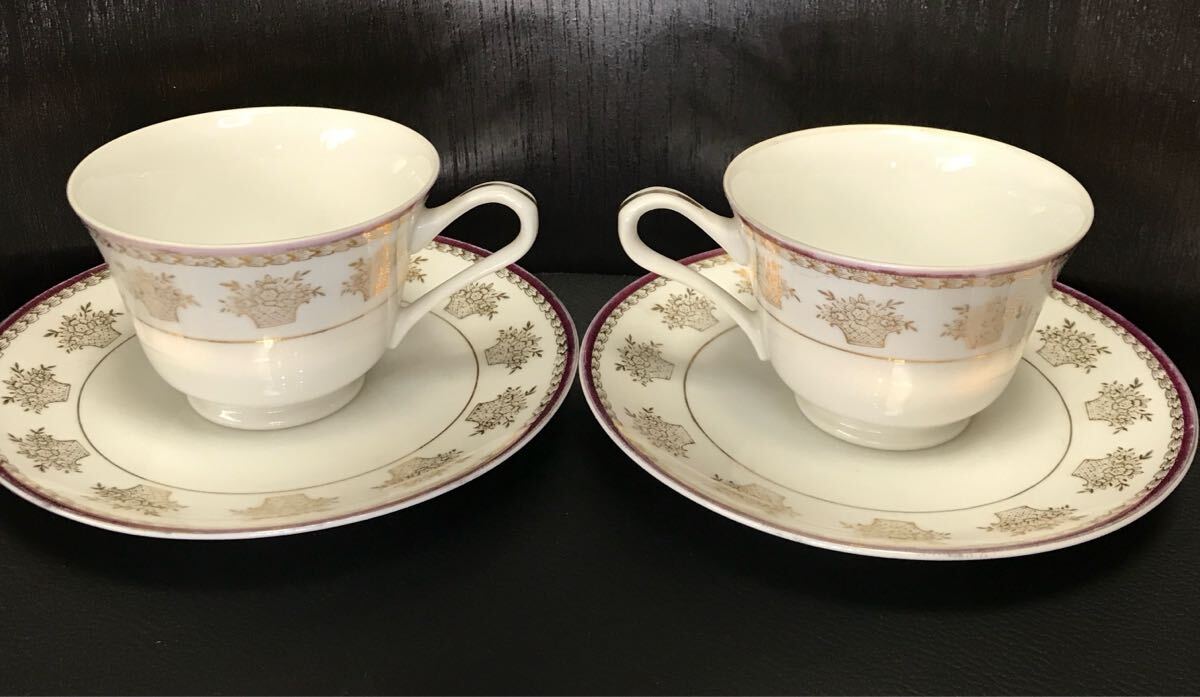 Fuji China カップ オールドノリタケ Japanese Antique Vintage tea cup saucer set 富士陶器 ノリタケ富士 Noritake 拍卖