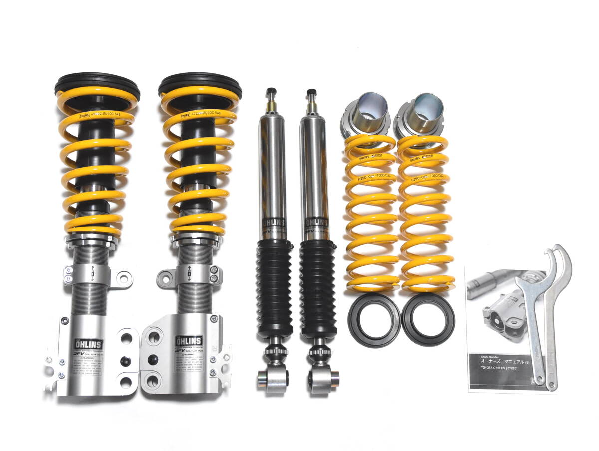 C-HR ZYX10 OHLINS DFV コンプリートキット オーリンズ 車高調 新品 未使用 展示品 1台分 税込 定価 371,800円 NGX10 NGX50 C-HR CHR拍卖