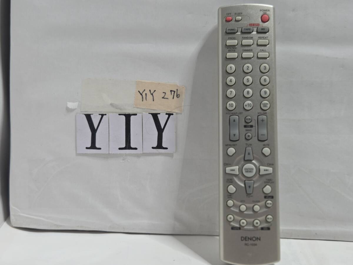 DENON デノン オーディオ リモコン RC-1034   ★YIY276拍卖