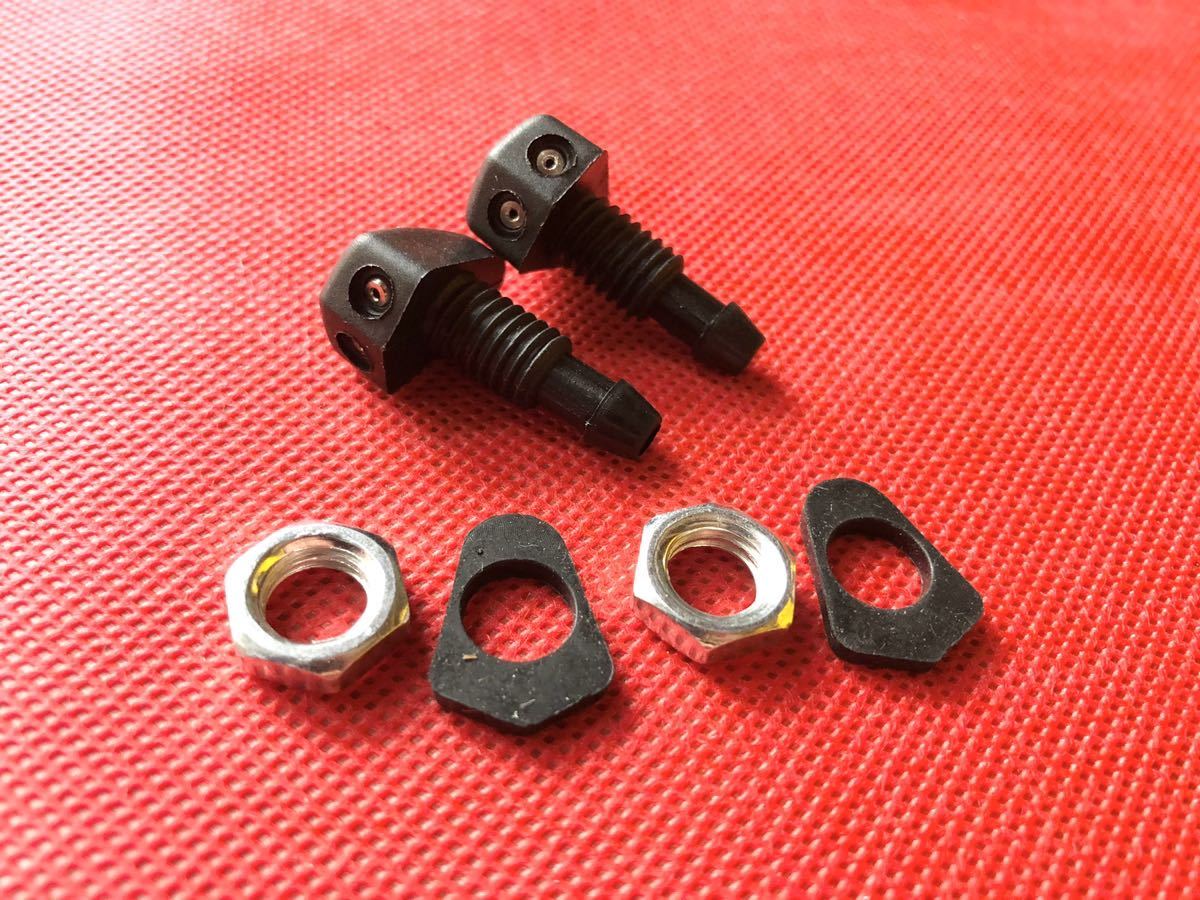 【送料140円~】ウインド ウォッシャー ノズル 新品2個 ウインドウ 旧車 ガラス 空冷VW ビートル ワーゲン ローバーミニ ハコスカ 汎用 S30拍卖
