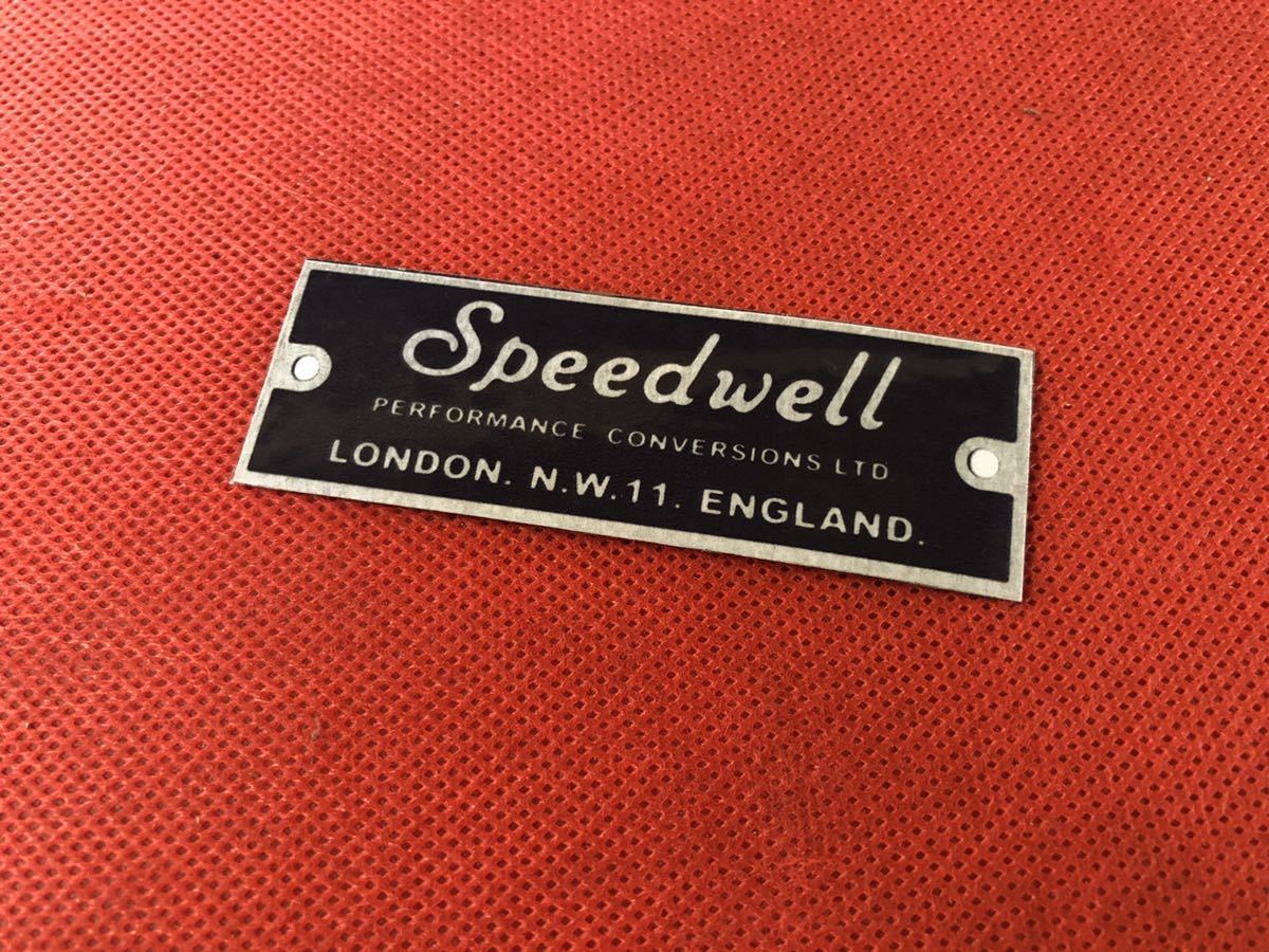 SpeedWell スピードウェル マグネットプレート (検索用 ローバーミニ ミニクーパー MINI BRM ホイール 空冷VW ビートル ワーゲン EMPI BMC拍卖