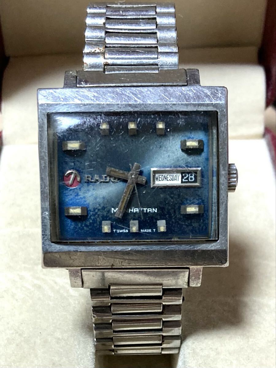 希少品 RADO MANHATTAN ラドー マンハッタン メンズウォッチ automatic拍卖