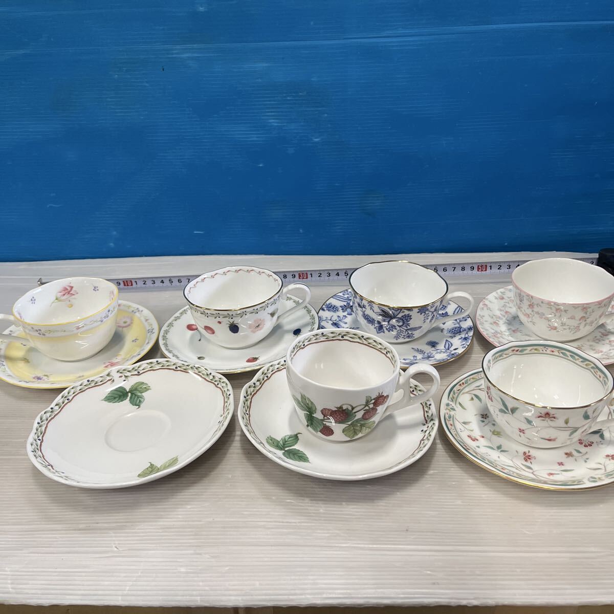 ティーカップ ソーサー カップ 洋食器 Noritake 6セット お皿1枚 セット売り まとめ売り まとめ拍卖