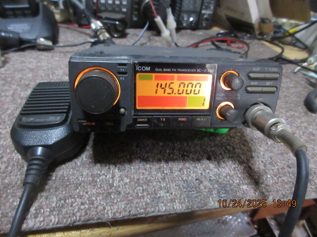 アイコム VHF=UHF 10~12W IC-2310 マイク付拍卖