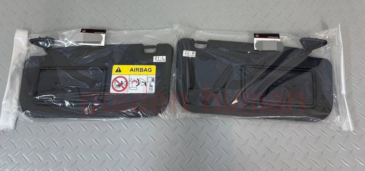 三菱 純正 新品 ランサー エボ10 CZ4A EVO10 CZ4A サンバイザー 左右セット ランサーエボリューション拍卖