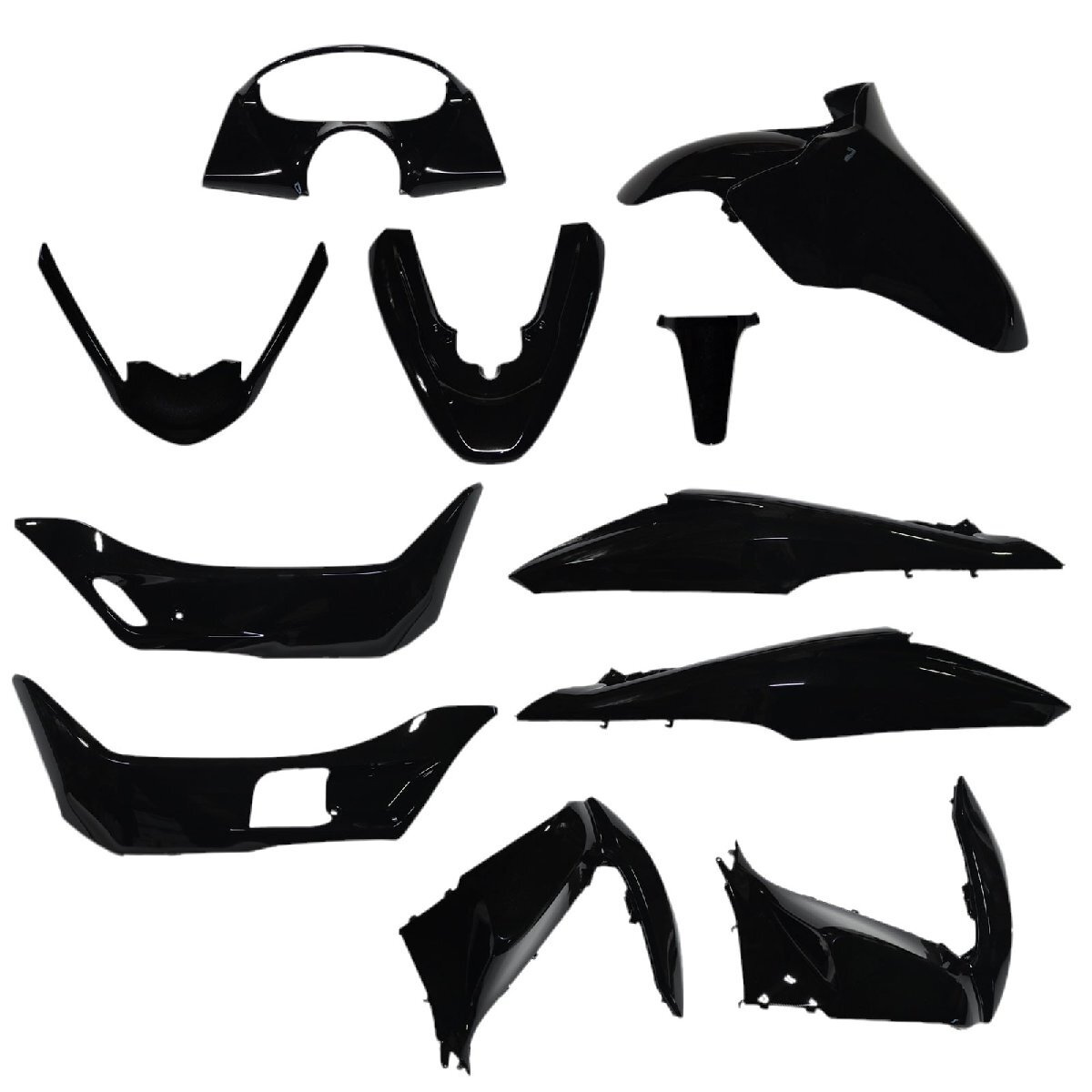 ホンダ PCX125 JF28 外装 11点 カウル セット アステロイドブラックメタリック PFP拍卖