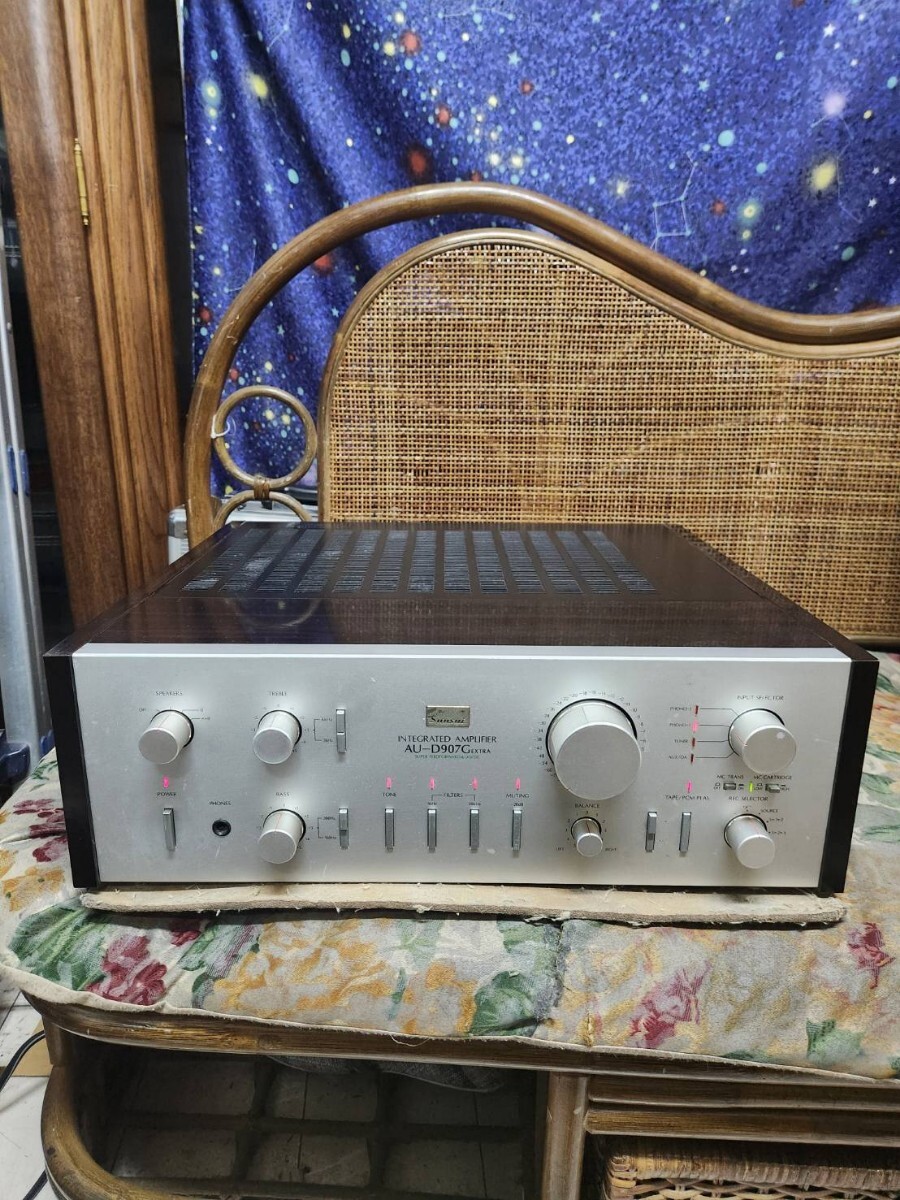 山水最高峰!フルレストア超美品!山水プリメインアンプAU-D907G EXTRA拍卖