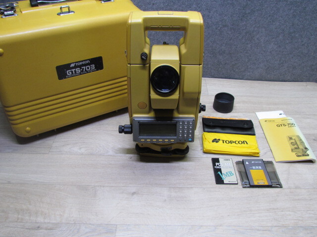 ジャンク☆TOPCON 【GTS-703 】☆トータルステーション 測量器☆ 拍卖