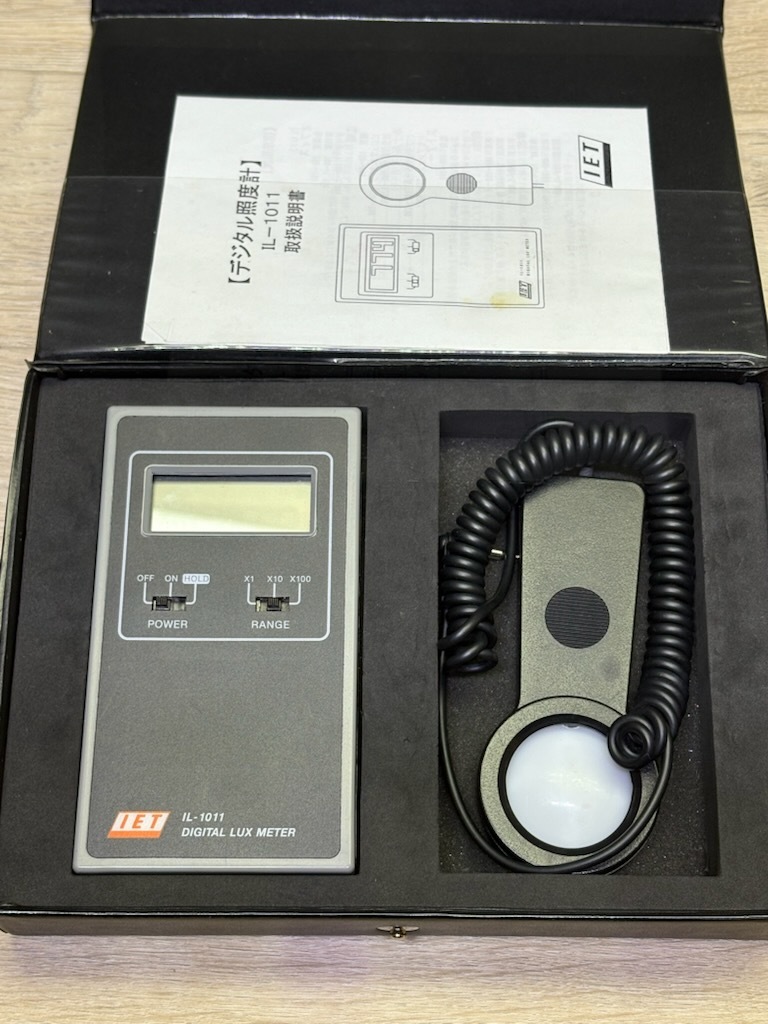 ☆IEL/アイ電子技研 デジタル照度計【IL-1011】☆DEGITAL LUX METER拍卖