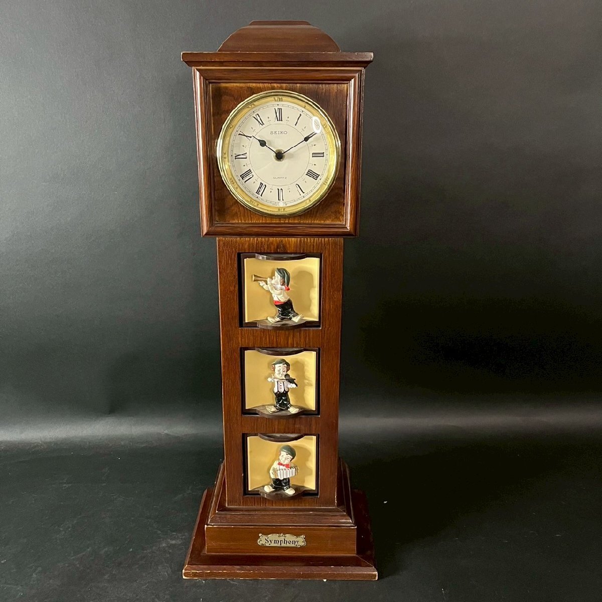SW0924-5-3 SEIKO セイコー からくり時計 置時計 時計 おもちゃのシンフォニー RE703B 高さ65㎝ 横幅25㎝ 奥行17㎝ ジャンク品 120サイズ拍卖