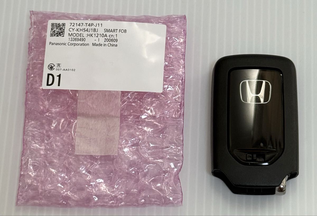 新品 未使用 純正 HONDA ホンダ スマートキージェイド FR5 スマートキーレス T4P-J11 2ボタン キーレスリモコン CY-KH54J1BJ拍卖