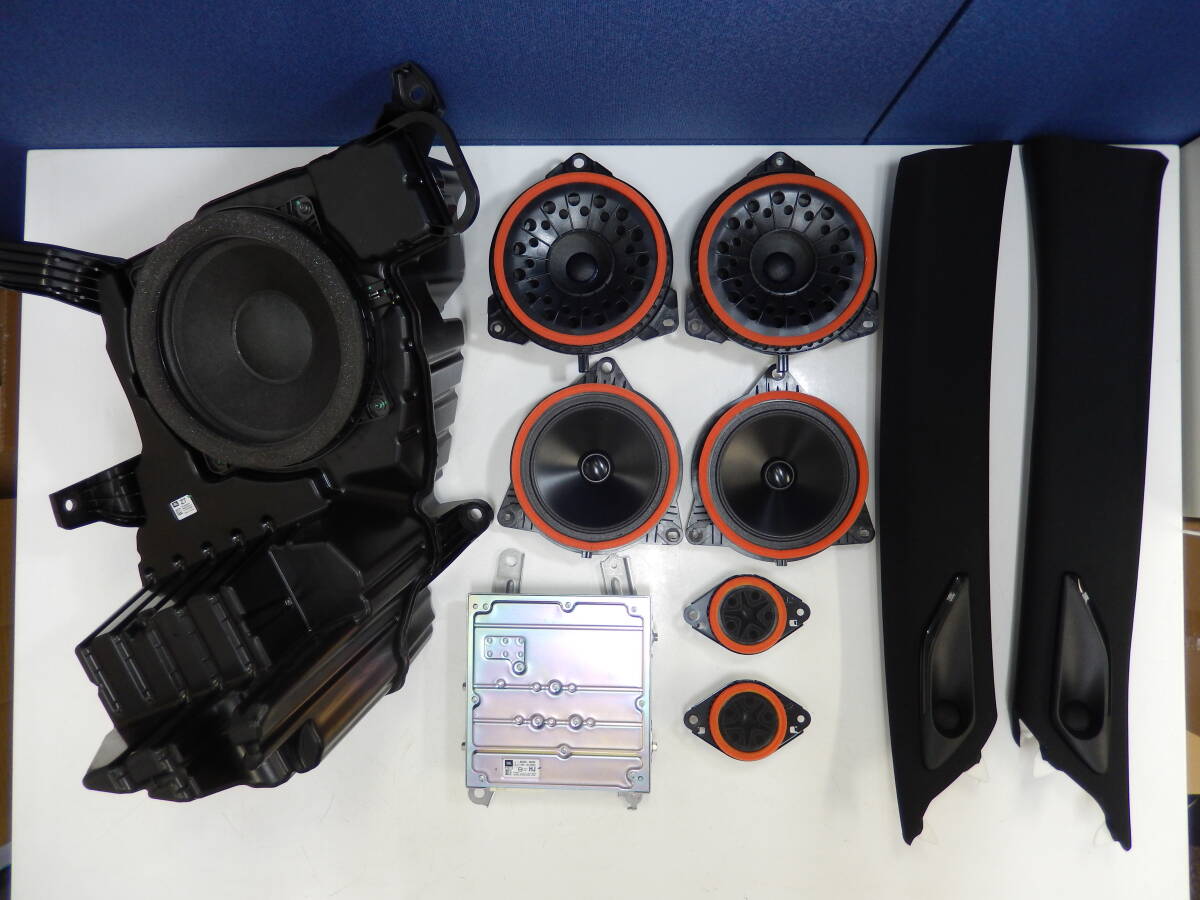 トヨタ ハリアー AXUH80 スピーカー アンプ ウーファーセット JBL 中古拍卖