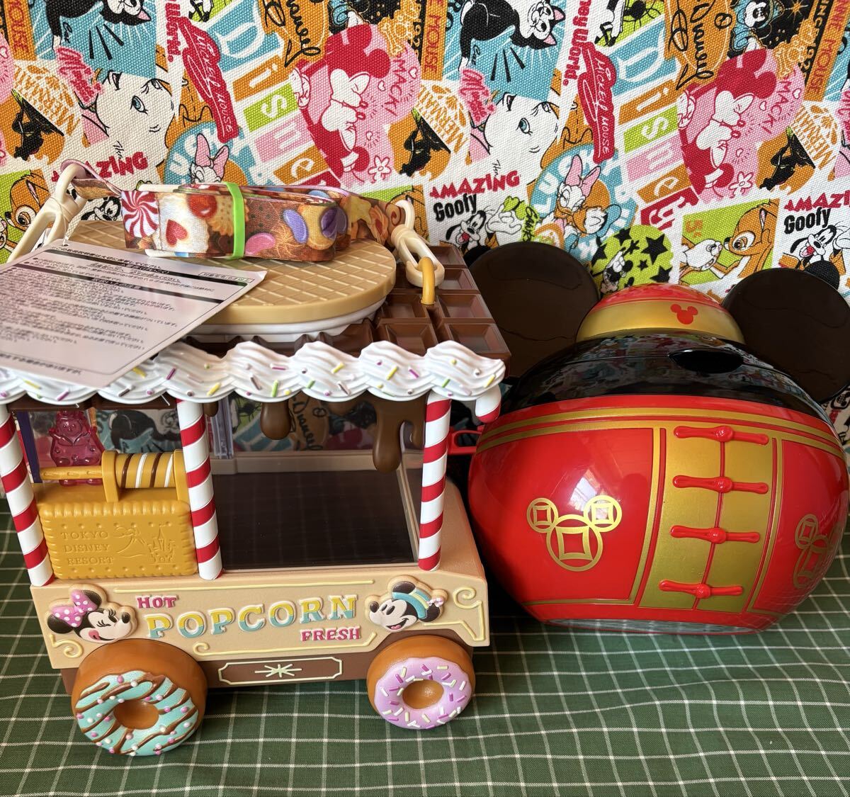 東京ディズニー・上海ディズニー 2点ポップコーンバケット拍卖