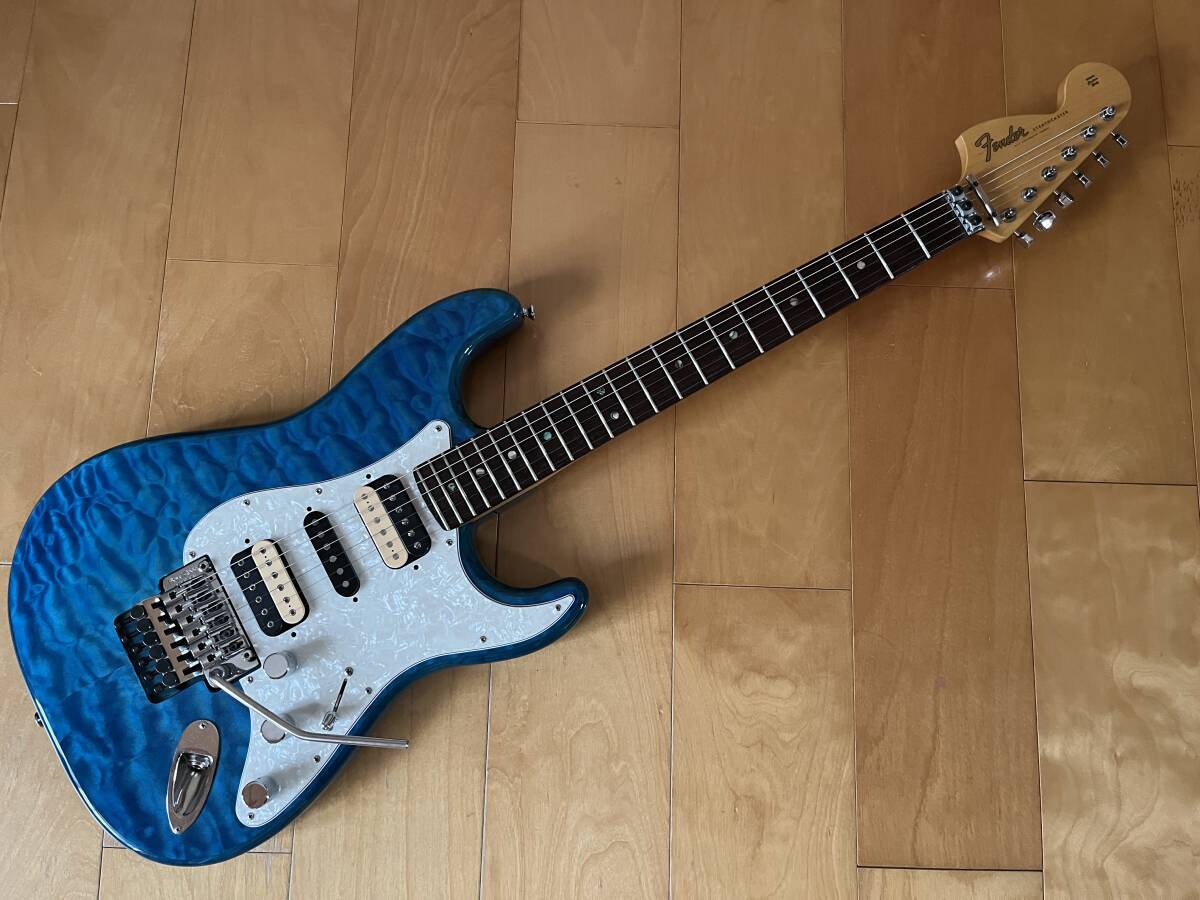 ☆☆【軽量3.65kg】Michiya Haruhata Stratocaster Caribbean Blue Trans 春畑道哉モデル☆拍卖