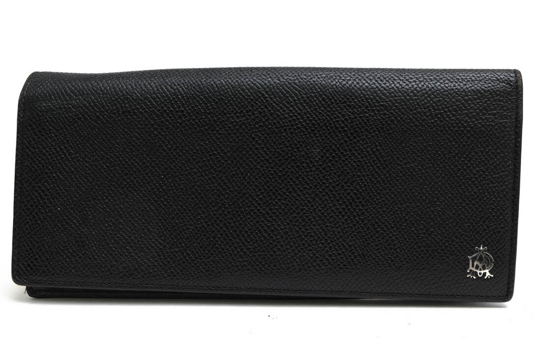 Dunhill ダンヒル 長財布 L2X210A BOURDON COAT WALLET ボードン イタリアンカーフ 牛革 小銭入れあり 二つ折り拍卖