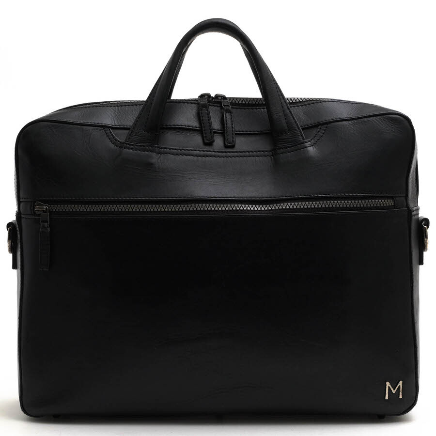 MOTHERHOUSE マザーハウス ビジネスバッグ BLACK SERIES Single Compartment Business ブラックシリーズ 牛革拍卖