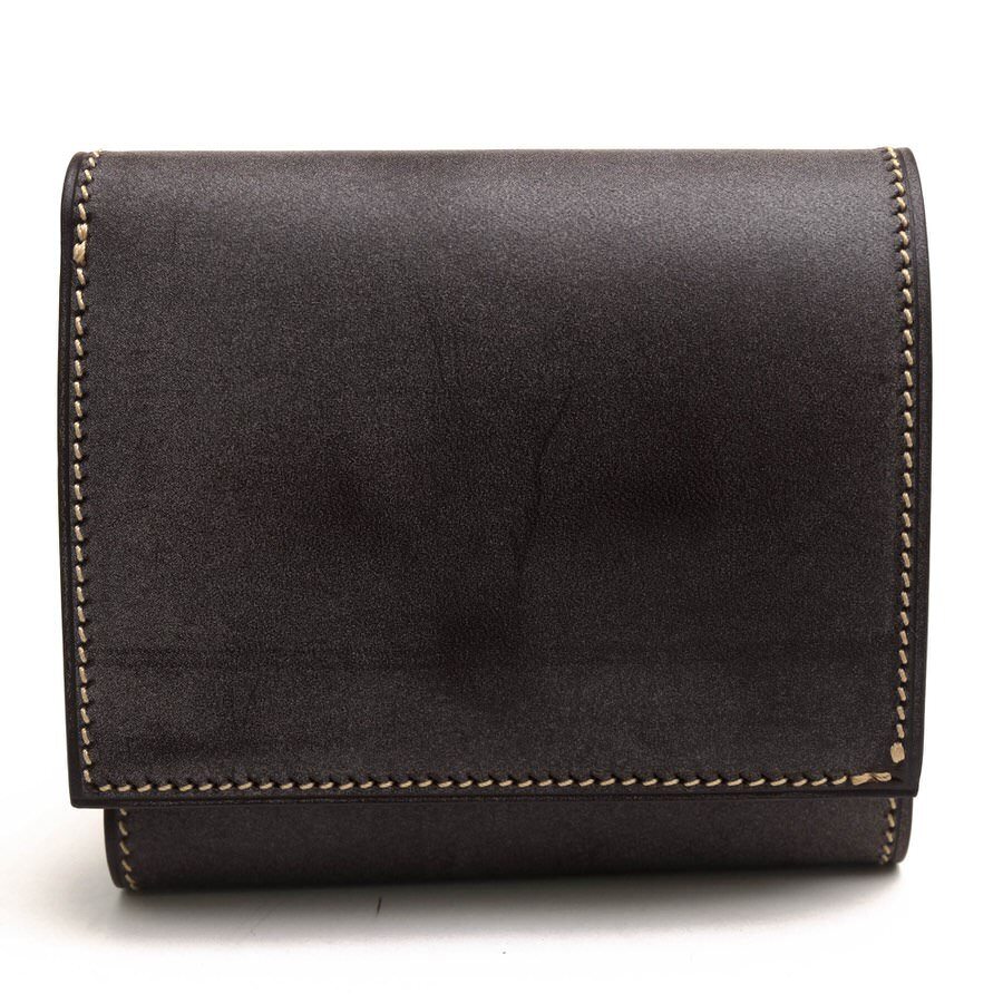 Mansaw 万双 財布 m00000332 ブライドル コンパクト三つ折り財布 ブライドルレザー 牛革 コンパクトウォレット 小銭入れあり 二つ折り拍卖