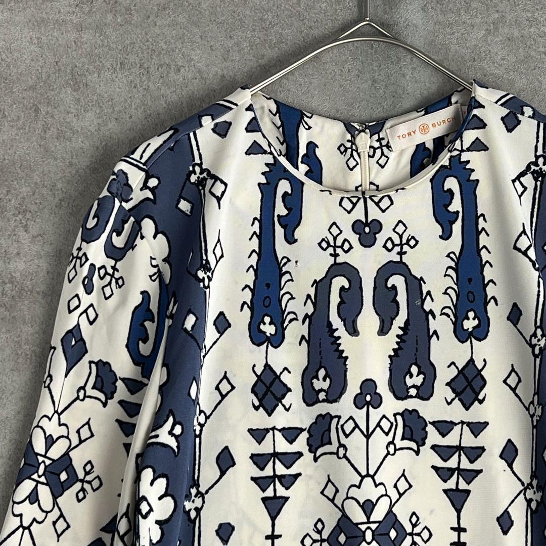 【入手困難】TORY BURCH トリーバーチ デザインロングワンピース 総柄拍卖