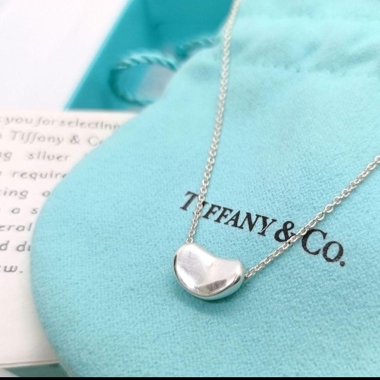 極美品 ティファニー ビーン ネックレス 925 シルバー拍卖
