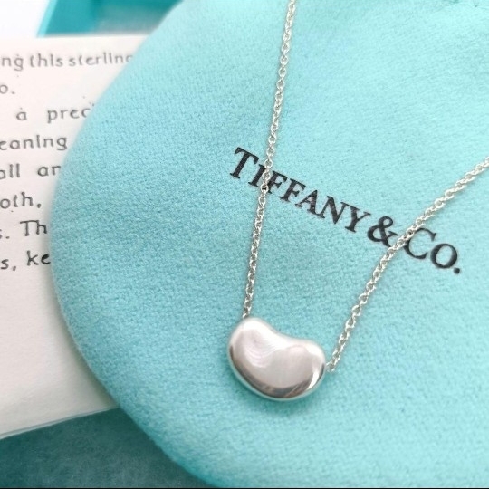美品 ティファニー ビーン ネックレス 925 シルバー拍卖