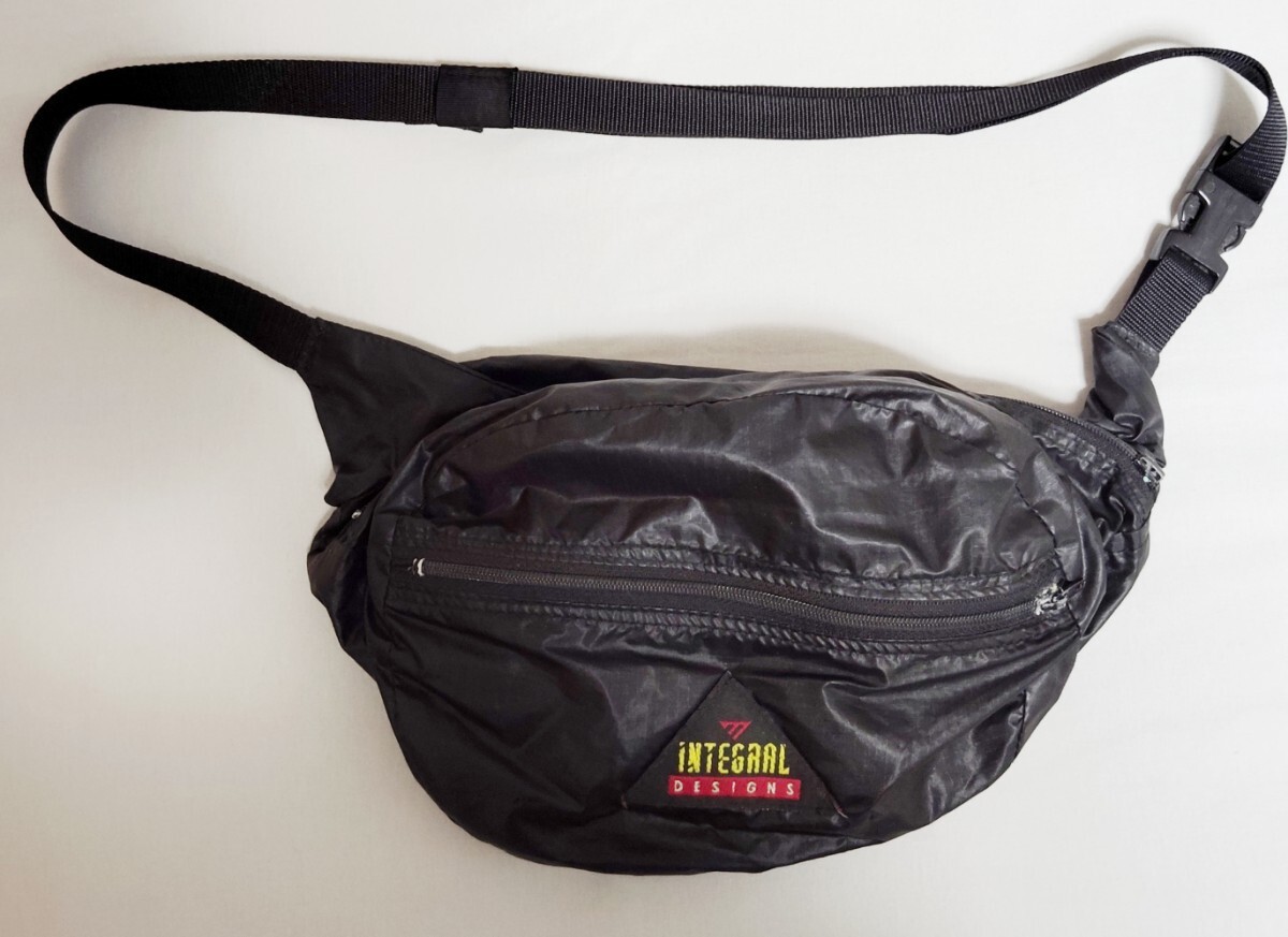 廃番 INTEGRAL DESIGNS / WAIST BAG インテグラルデザイン / ウエストバッグ ブラック拍卖