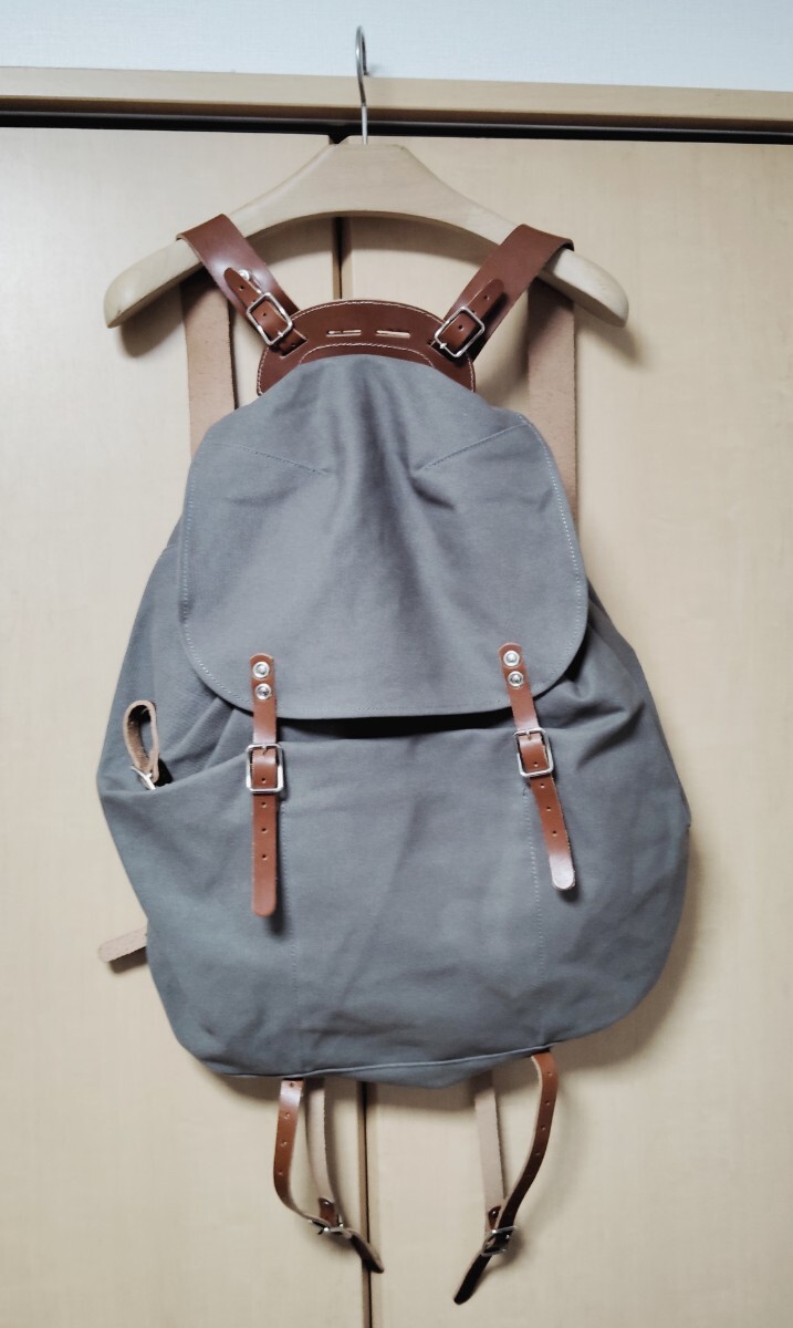 新品未使用 定価42900円 MARKA マーカ スウェーデン軍山岳部隊 M39型 ミリタリー リュックサック バックパック 8号頒布/栃木レザー使用拍卖