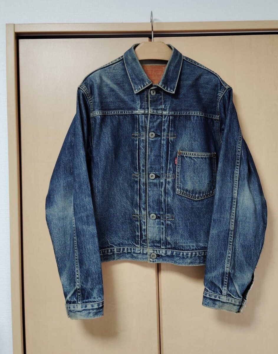 90s 1995年 日本製 復刻 LEVIS リーバイス 71506 大戦モデル ジージャン デニム ジャケット 40 検)ヴィンテージ 古着 506xx 507 70505拍卖