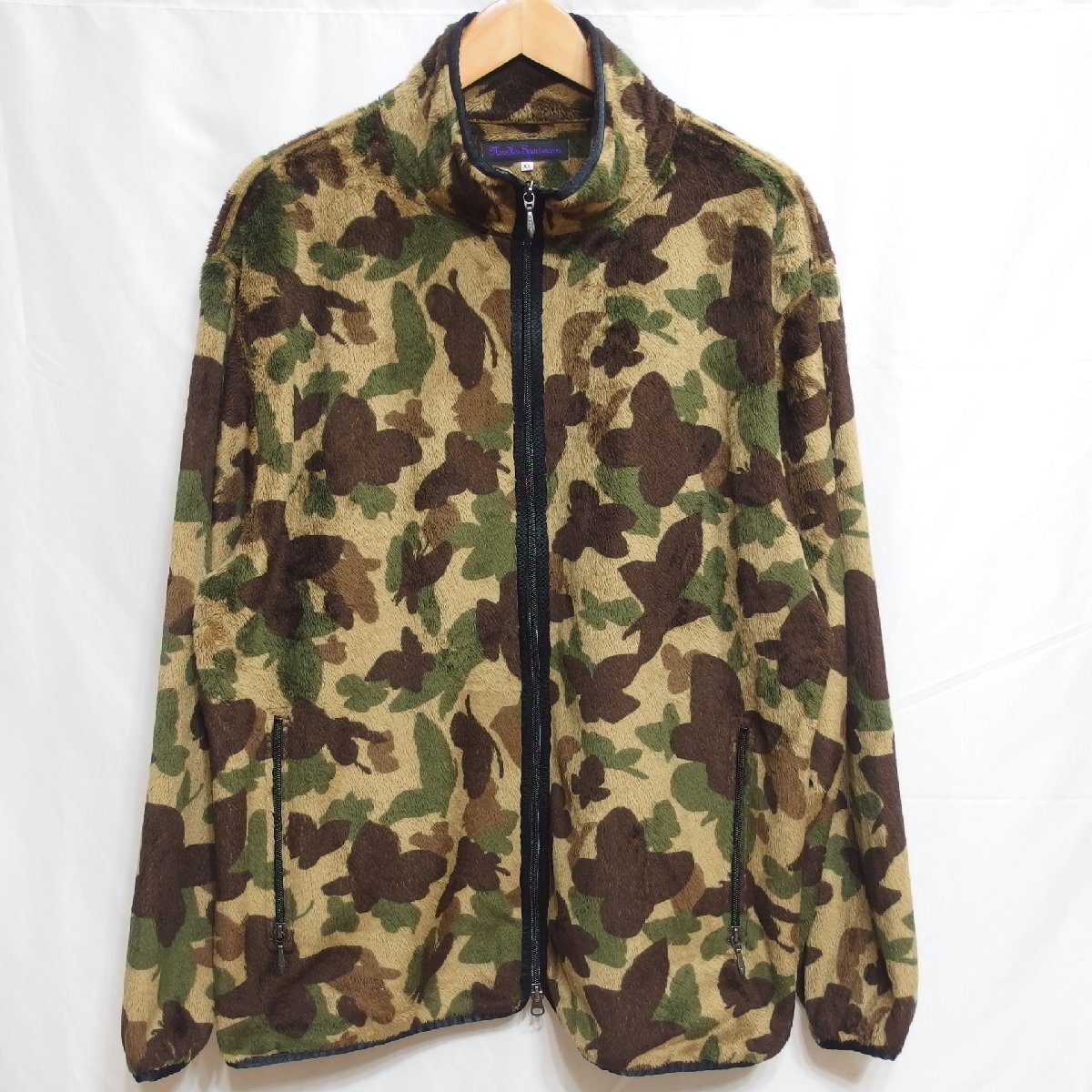 NEEDLES◆ニードルス メンズ マイクロファージャケット 蝶柄 LQ270(カモフラ)サイズXL 定価3.1万 NEPENTHES◆USED美品 1-5拍卖